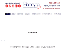 Tablet Screenshot of palmyradentist.com